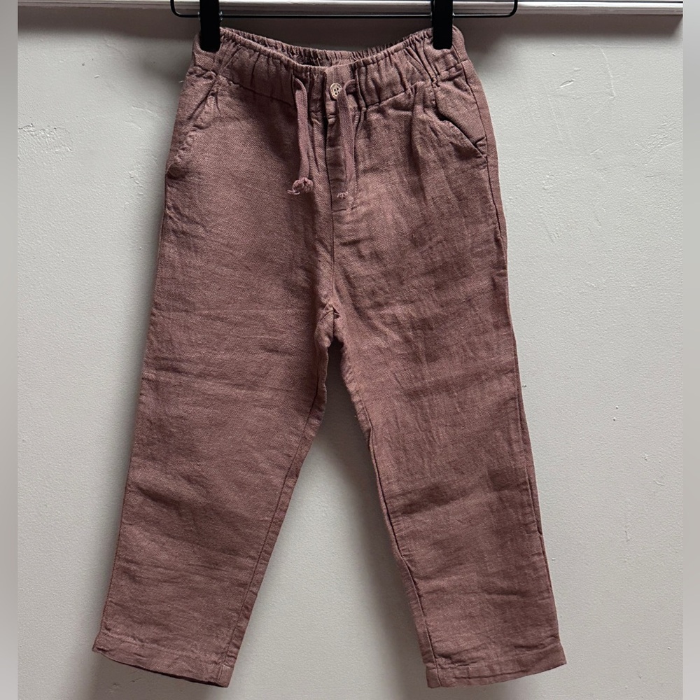 rylee + cru linen pants sz 4-5